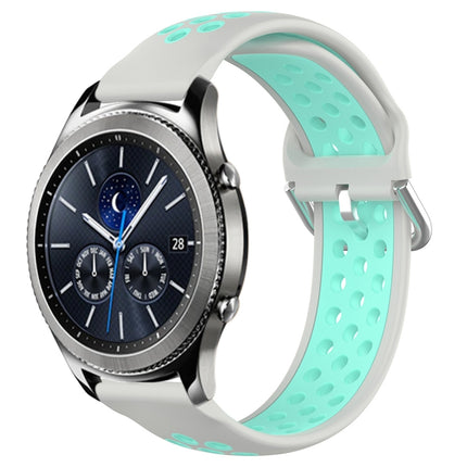 22mm Perforated Breathable Sports Silicone Watch Band, For Samsung Gear S3 Classic