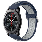 For Samsung Gear S3 Frontier / Midnight Blue + Gray