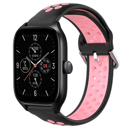 20mm Perforated Breathable Sports Silicone Watch Band, For Amazfit GTS 4