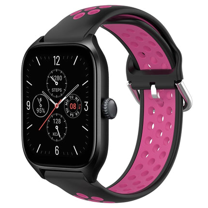20mm Perforated Breathable Sports Silicone Watch Band, For Amazfit GTS 4