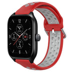 For Amazfit GTS 4 / Red+Grey