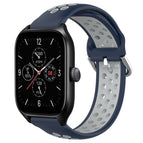 For Amazfit GTS 4 / Midnight Blue + Gray