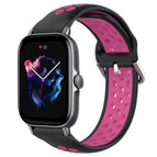For Amazfit GTS 3 / Black+Rose Red
