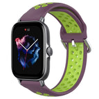For Amazfit GTS 3 / Purple+Lime