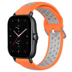 For Amazfit GTS 2E / Orange+Grey