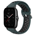 For Amazfit GTS 2E / Olive Green+Black
