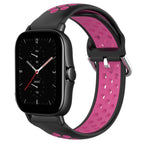 For Amazfit GTS 2E / Black+Rose Red