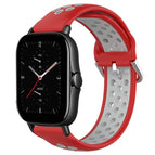 For Amazfit GTS 2E / Red+Grey