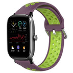 For Amazfit GTS 2 Mini / Purple+Lime
