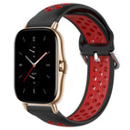 For Amazfit GTS 2 / Black+ Red
