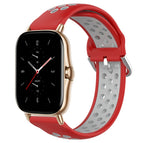 For Amazfit GTS 2 / Red+Grey