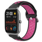 For Amazfit GTS / Black+Rose Red