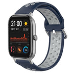 For Amazfit GTS / Midnight Blue + Gray