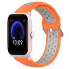 For Amazfit Pop Pro / Orange+Grey