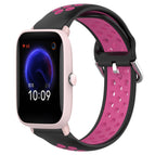 For Amazfit Pop Pro / Black+Rose Red