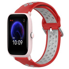 For Amazfit Pop Pro / Red+Grey