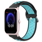 For Amazfit Pop Pro / Black+Blue