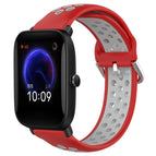 For Amazfit Pop / Red+Grey