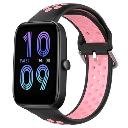 20mm Perforated Breathable Sports Silicone Watch Band, For Amazfit Bip3