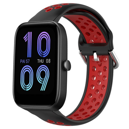 20mm Perforated Breathable Sports Silicone Watch Band, For Amazfit Bip3