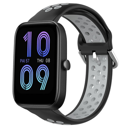 20mm Perforated Breathable Sports Silicone Watch Band, For Amazfit Bip3