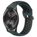 For Garmin Vivomove Trend / Olive Green+Black