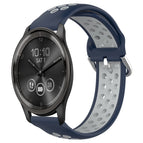 For Garmin Vivomove Trend / Midnight Blue + Gray