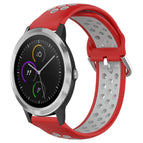 For Garmin Vivoactive3 / Red+Grey