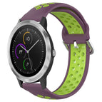 For Garmin Vivoactive3 / Purple+Lime