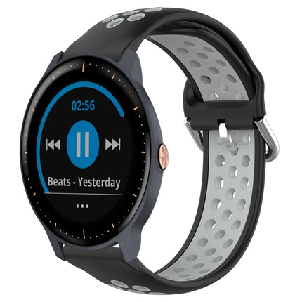 20mm Perforated Breathable Sports Silicone Watch Band, For Garmin Vivoactive3 Music