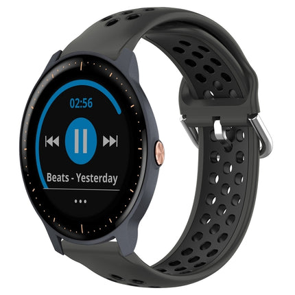 20mm Perforated Breathable Sports Silicone Watch Band, For Garmin Vivoactive3 Music