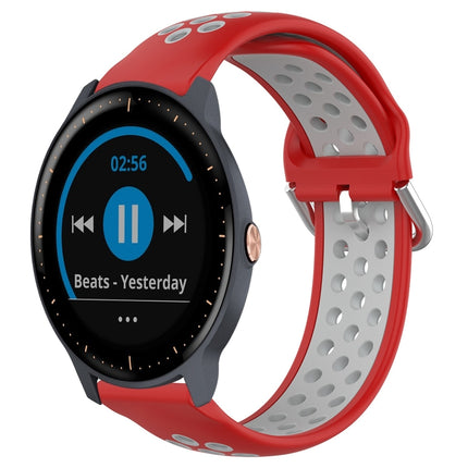 20mm Perforated Breathable Sports Silicone Watch Band, For Garmin Vivoactive3 Music