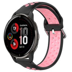 For Garmin Venu 2 Plus / Black+Pink