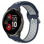 For Garmin Venu 2 Plus / Midnight Blue + Gray