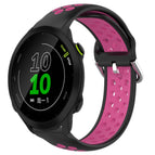 For Garmin Forerunner 158 / Black+Rose Red
