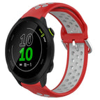For Garmin Forerunner 158 / Red+Grey
