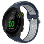 For Garmin Forerunner 158 / Midnight Blue + Gray