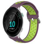For Garmin Forerunner 55 / Purple+Lime