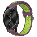 For Garmin VivoMove Style / Purple+Lime