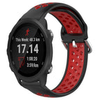 For Garmin Forerunner 245 / Black+ Red