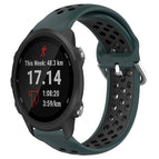 For Garmin Forerunner 245 Music / Olive Green+Black