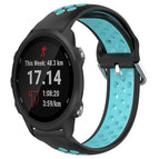 For Garmin Forerunner 245 Music / Black+Blue