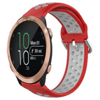 For Garmin Forerunner 645 / Red+Grey
