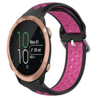For Garmin Forerunner 645 Music / Black+Rose Red