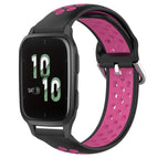 For Garmin Forerunner Sq2 / Black+Rose Red