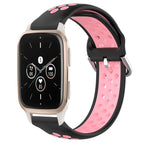 For Garmin Forerunner Sq2 Music / Black+Pink