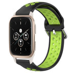 For Garmin Forerunner Sq2 Music / Black+ Lime
