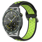 For Huawei Watch GT3 SE / Black+ Lime