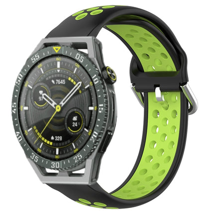 22mm Perforated Breathable Sports Silicone Watch Band, For Huawei Watch GT3 SE