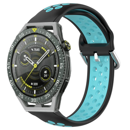 22mm Perforated Breathable Sports Silicone Watch Band, For Huawei Watch GT3 SE